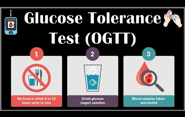 خطوات القيام باختبار تحمل الجلوكوز
