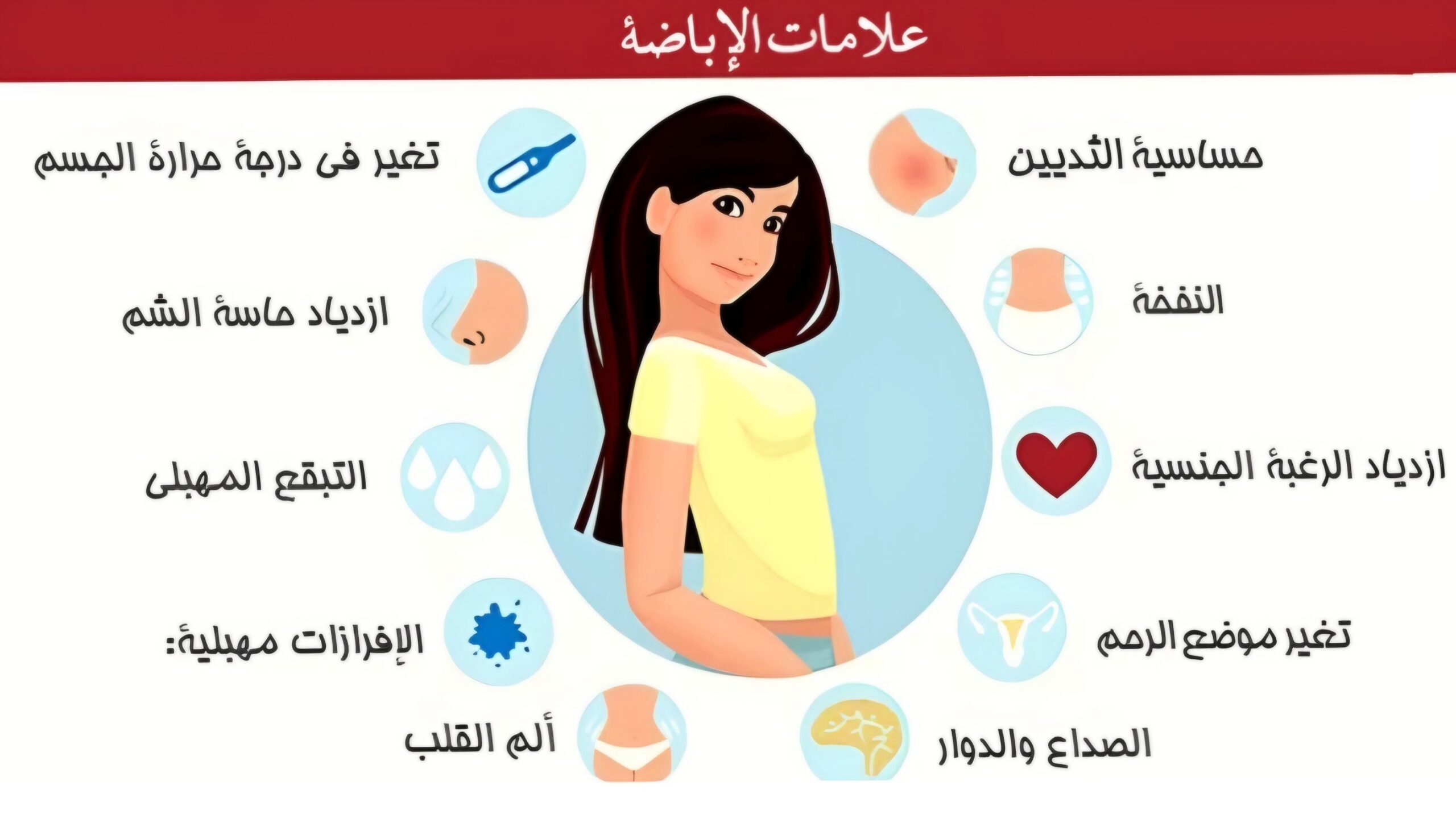 ما هي العلامات الجسدية الشائعة خلال فترة التبويض؟