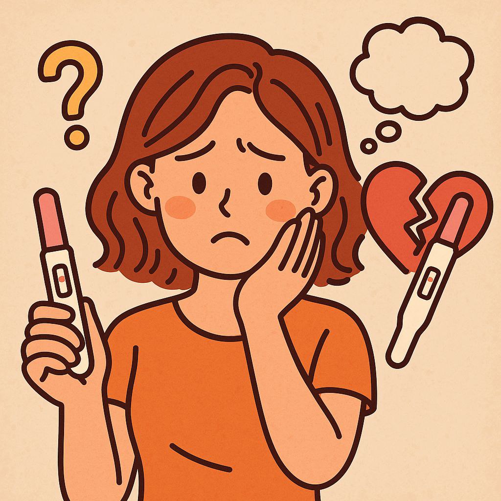 متى يعطى اختبار الحمل نتيجة خاطئة