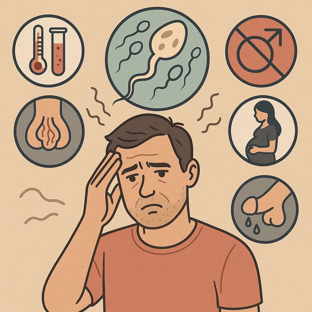 أعراض ضعف الحيوانات عند الرجل